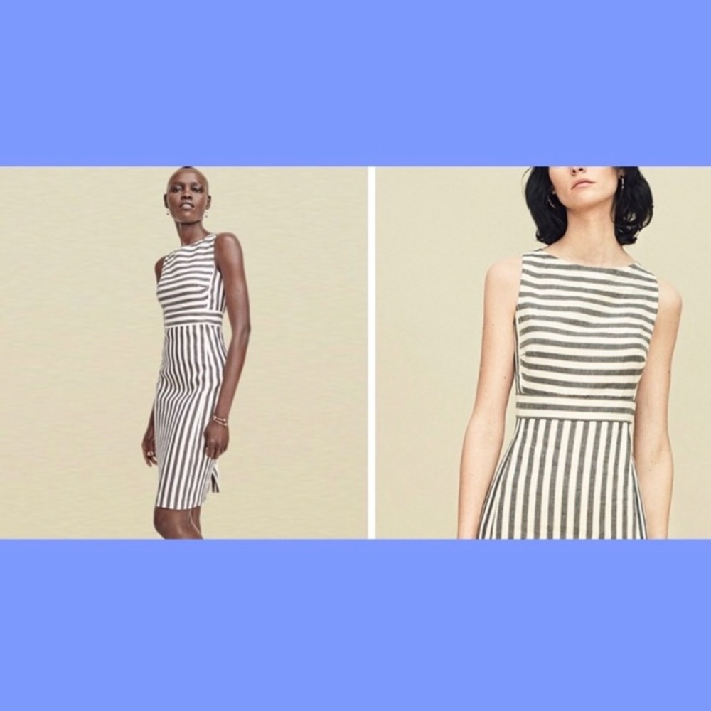 Striped Ann Taylor dress